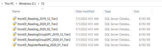 The storage location on your computer to verify storage locations. 